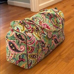 Large Vera Bradley tutti fruity duffel bag